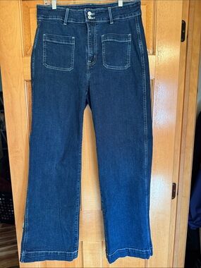 NWOT Women’s Old Navy Extra High-Rise Ski-Hi Wide Leg Jeans - size 12